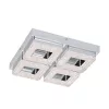 EGLO, 95657, FRADELO, ceiling lamp, 3000 K, LED, 4X3.5W, IP20, chrome, transparent