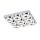 EGLO, 95665, FRADELO, ceiling lamp, 3000 K, LED, 9X4W, IP20, chrome, transparent