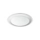 EGLO, 95677, COMPETA 1, ceiling lamp, 3000 K, LED, 15.6W, IP20, white, silver, transparent