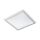 EGLO, 95679, COMPETA 1, ceiling lamp, 3000 K, LED, 21W, IP20, white, silver, transparent
