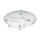 EGLO, 95689, SORRENTA 1, wall-ceiling lamp, 4000 K, LED, 3X3.8W, IP20, white, transparent