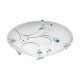 EGLO, 95689, SORRENTA 1, wall-ceiling lamp, 4000 K, LED, 3X3.8W, IP20, white, transparent