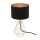 EGLO, 95787, CARLTON 2, table lamp, E14, 1X60W, IP20, black, rose copper