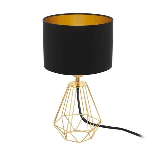 EGLO, 95788, CARLTON 2, table lamp, E14, 1X60W, IP20, black, gold