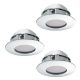EGLO, 95822, PINEDA, recessed lamp, 3000 K, LED, 3X4.9W, IP20, IP44
