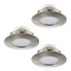 EGLO, 95823, PINEDA, recessed lamp, 3000 K, LED, 3X4.9W, IP20, IP44
