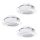 EGLO, 95857, PINEDA, recessed lamp, 3000 K, LED, 3X5.5W, Dimmable, IP20