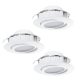 EGLO, 95857, PINEDA, recessed lamp, 3000 K, LED, 3X5.5W, Dimmable, IP20