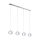 EGLO, 95912, CONESSA, pendant, GU10, 4X3W, IP20, transparent
