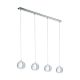 EGLO, 95912, CONESSA, pendant, GU10, 4X3W, IP20, transparent