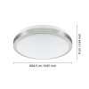 EGLO, 96032, COMPETA 1, ceiling lamp, 3000 K, LED, 15.6W, IP20, white, matte nickel