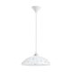 EGLO, 96073, VETRO, pendant, E27, 1X60W, IP20, white, transparent