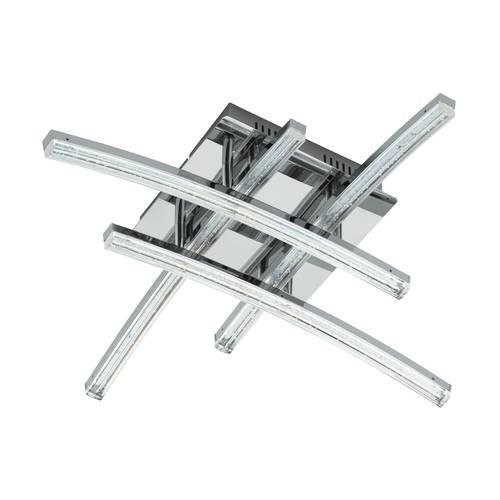 EGLO, 96093, PERTINI, ceiling lamp, 3000 K, LED, 4X4.3W, IP20, transparent