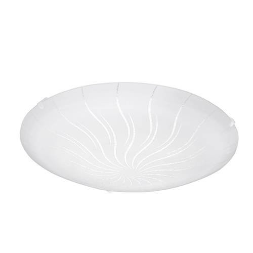 EGLO, 96111, MARGITTA 1, wall-ceiling lamp, 3000 K, LED, 3X3.6W, IP20, white speckled, transparent