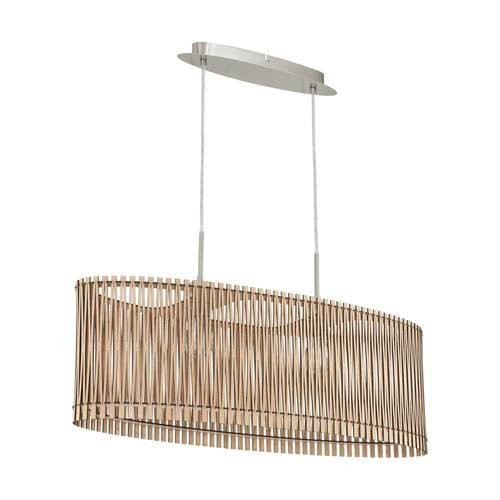 EGLO , 96194 , SENDERO , pendant light , E27 , 2X60W , IP20 , maple