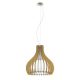 EGLO, 96214, TINDORI, pendant, E27, 1X60W, IP20, maple, white