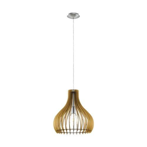 EGLO, 96258, TINDORI, pendant, E27, 1X60W, IP20, maple