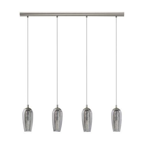 EGLO, 96344, FARSALA, pendant, G9, 4X3W, IP20, translucent black, transparent