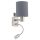 EGLO, 96479, PASTERI, wall lamp, 3000 K, E27, 1X40W, IP20, grey