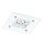 EGLO , 96536 , BENALUA 1 , ceiling lamp , 3000 K , LED , 18W , Dimmable , IP20 , white, transparent