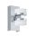 EGLO, 96541, ROMENDO 1, ceiling lamp, 3000 K, LED, 2X7.2W, Dimmable, IP44, transparent, satin.