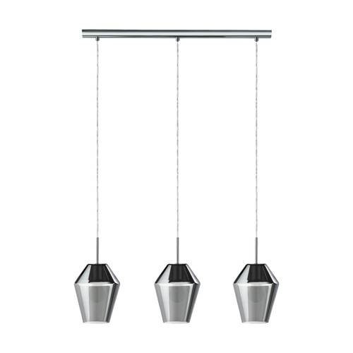 EGLO, 96774, MURMILLO, pendant, E27, 3X28W, IP20, black-transparent
