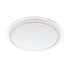 EGLO, 96818, COMPETA-C, flush ceiling lamp, 2700 K 6500 K, LED, 17W, dimmable, IP20, white, silver, transparent