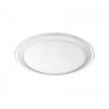 EGLO, 96818, COMPETA-C, flush ceiling lamp, 2700 K 6500 K, LED, 17W, dimmable, IP20, white, silver, transparent
