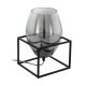 EGLO , 97209 , OLIVAL 1 , table lamp , E27 , 1X40W , IP20 , black-transparent
