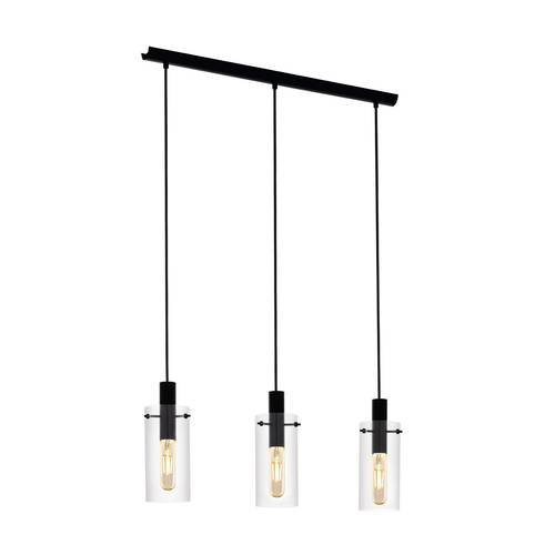 EGLO, 97367, MONTEFINO, pendant, E27, 3X60W, IP20, transparent