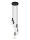 EGLO, 97368, MONTEFINO, pendant, E27, 5X60W, IP20, transparent