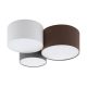 EGLO, 97479, PASTORE, ceiling lamp, E27, 3X60W, IP20, anthracite-brown, white, gray