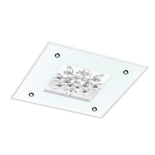 EGLO, 97498, BENALUA 1, hanging ceiling lamp, 3000 K, LED, 4X6W, Dimmable, IP20, white, transparent