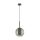 EGLO, 97633, TINDARI, pendant, E27, 1X60W, IP20, black-transparent, white