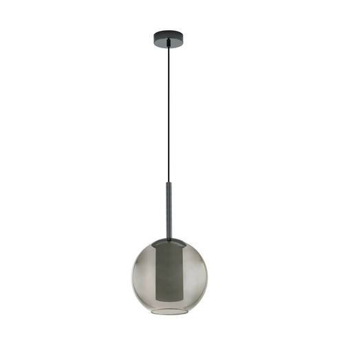 EGLO, 97633, TINDARI, pendant, E27, 1X60W, IP20, black-transparent, white