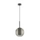 EGLO, 97633, TINDARI, pendant, E27, 1X60W, IP20, black-transparent, white