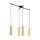 EGLO, 97653, PINTO GOLD, pendant, E27, 4X40W, IP20, transparent, gold