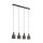 EGLO, 97685, CONCESSA 1, pendant, E27, 4X60W, IP20, cappuccino, gold