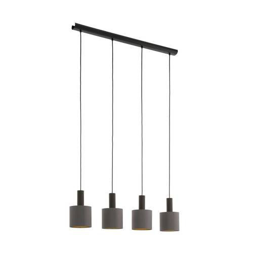 EGLO, 97685, CONCESSA 1, pendant, E27, 4X60W, IP20, cappuccino, gold
