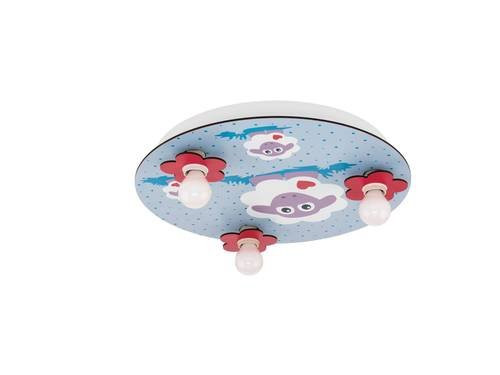 EGLO, 97705, LALELU, ceiling lamp, E14, 3X40W, IP20, colorful