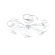 EGLO, 97749, GERBERA 2, ceiling light, G9, 6X3W, IP20, white