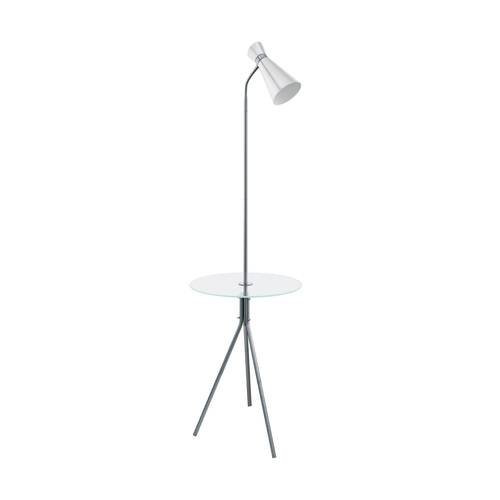 EGLO, 97772, POLICARA, floor lamp, E27, 1X10W, IP20, white, transparent