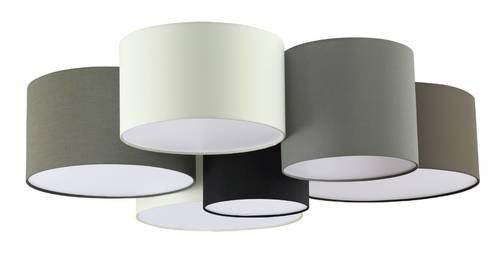 EGLO, 97838, PASTORE, ceiling lamp, E27, 6X40W, IP20, brown, gray, white, black