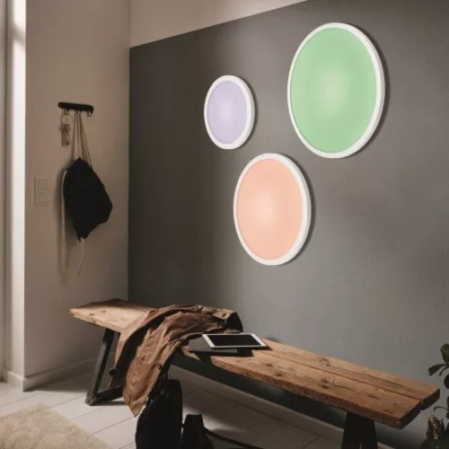 EGLO, 97958, SARSINA-C, ceiling lamp, 2700 K 6500 K, LED, 16W, dimmable, IP20, white