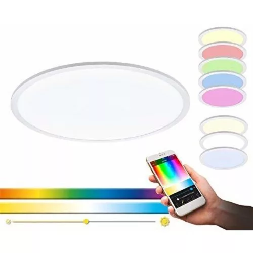 EGLO, 97958, SARSINA-C, ceiling lamp, 2700 K 6500 K, LED, 16W, dimmable, IP20, white