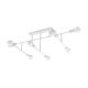 EGLO, 98033, BELSIANA, ceiling lamp, E27, 8X40W, IP20