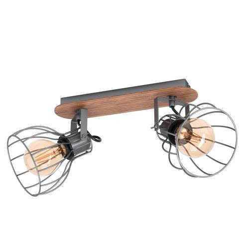 EGLO, 98135, SAMBATELLO, spot lamp, E27, 2X40W, IP20, silver