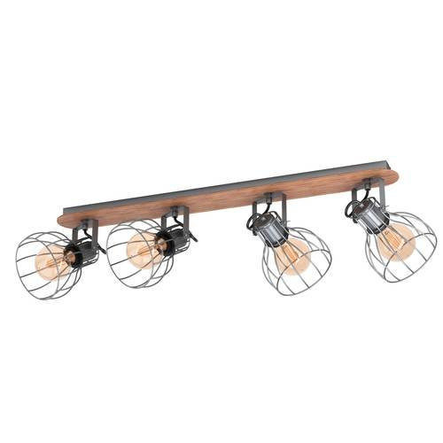 EGLO, 98137, SAMBATELLO, spot lamp, E27, 4X40W, IP20, silver