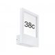 EGLO, 98143, MONTEROS, pendant lamp, E27, 1X28W, IP44, transparent, white
