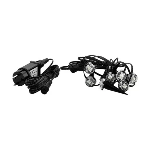 EGLO, 98184, SPINETOLI, ground spike lamp, 3000 K, LED, 9X0.4W, IP65, transparent